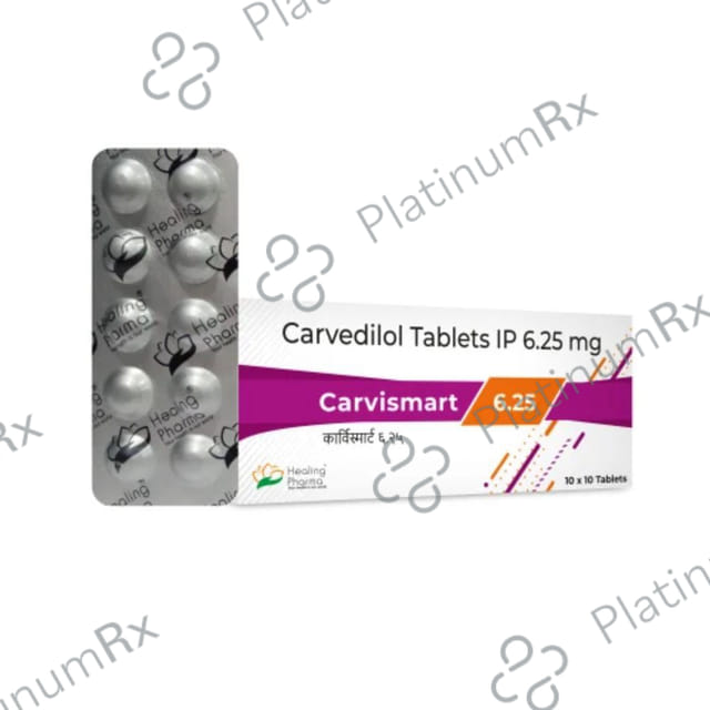 Carvismart 6.25mg Tablet 10s