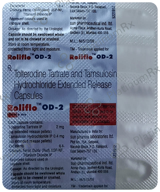 Roliflo OD 0.4/2mg Capsule ER 10s
