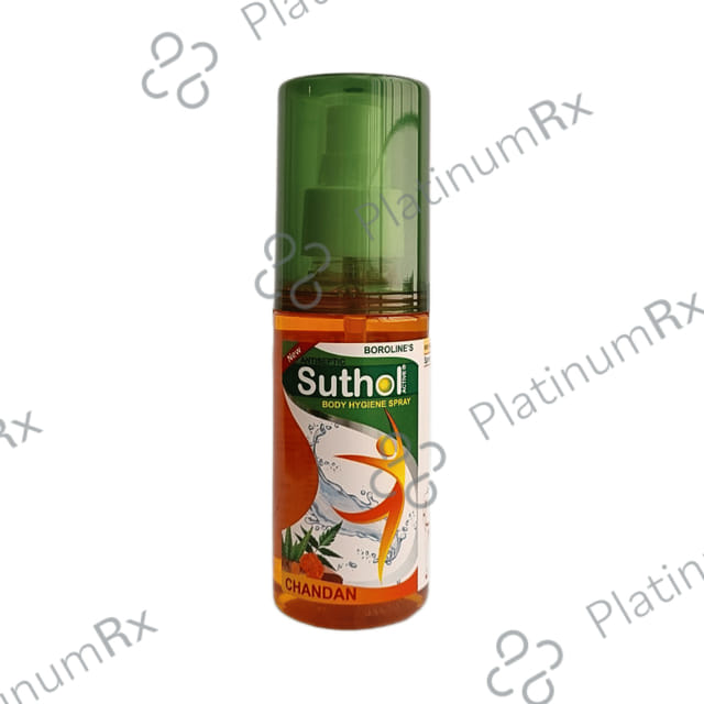 Boroline New Antispetic Suthol Active Body Hygiene Spray Chandan
