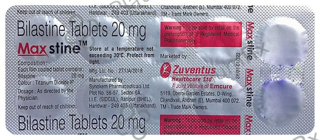 Maxstine 20mg Tablet 10s