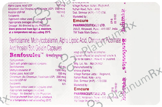 Benfosules Capsule 10s