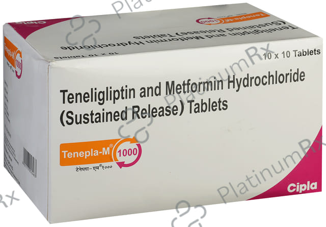 Tenepla M 1000/20mg SR Tablet 10s