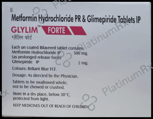 Glylim Forte 2/500mg Tablet SR 10s