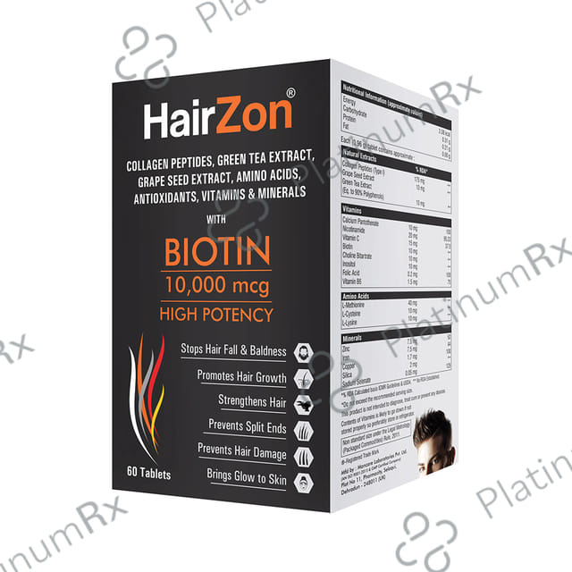 HairZon Biotin 10000mcg Tablet