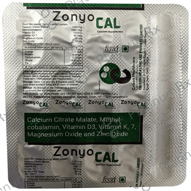 Zonyo Cal Tablet 15s