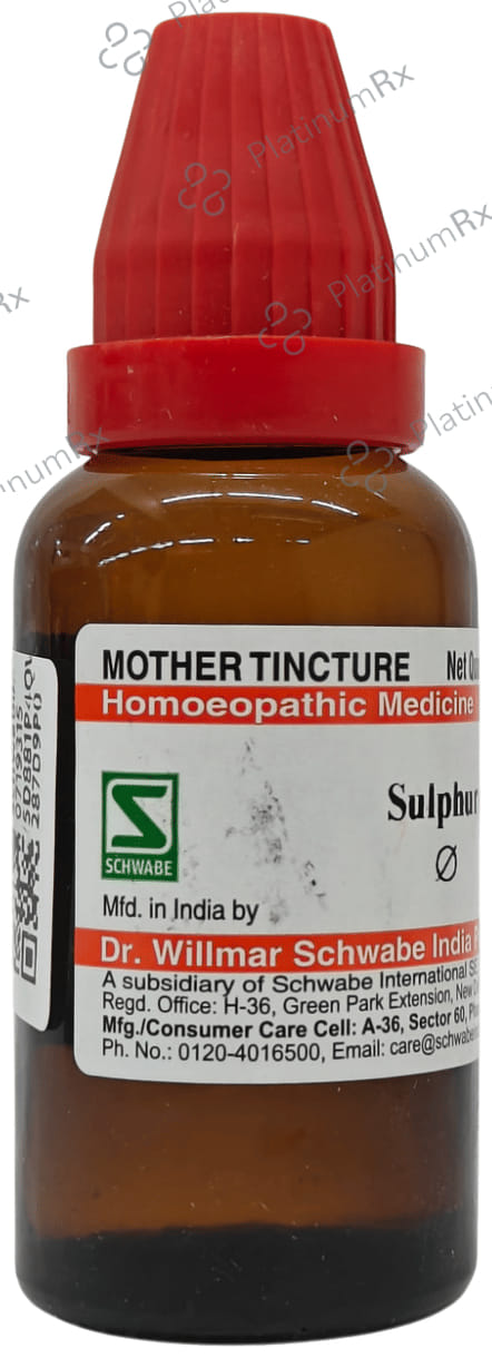 Dr Willmar Schwabe India Sulphur Mother Tincture Q