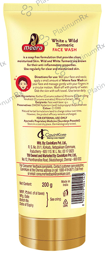 Meera Face Wash Turmeric