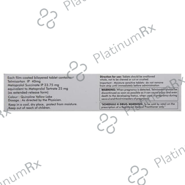 Arbitel MT 25/40mg Tablet ER 7s