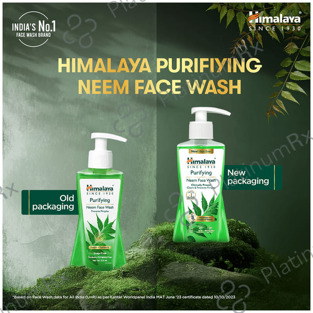 Himalaya Herbals Purifying Neem Face Wash 200ml