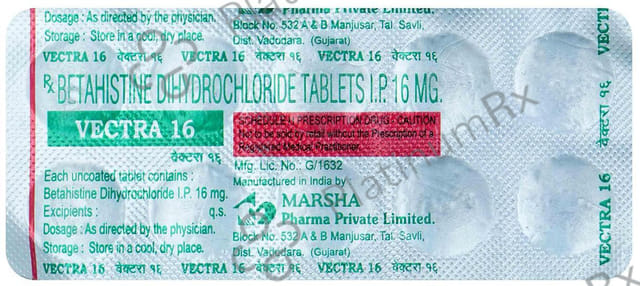 Vectra 16mg Tablet