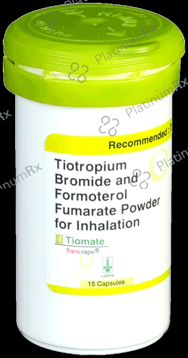 Tiomate 12/18mcg Transcaps 15s