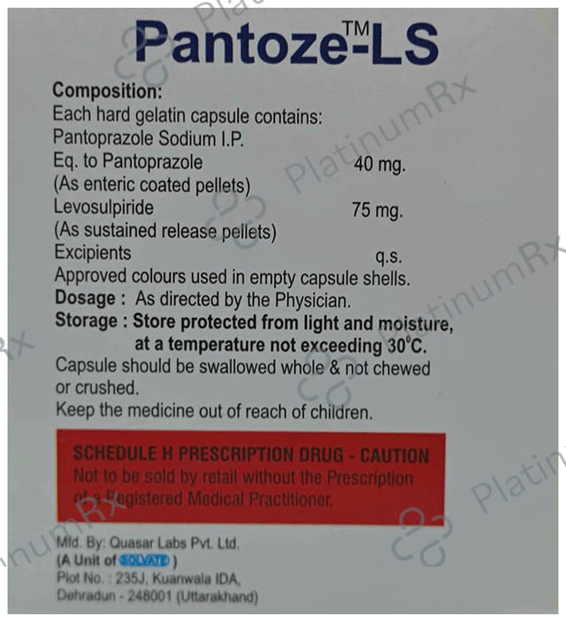 Pantoze-LS Capsule SR