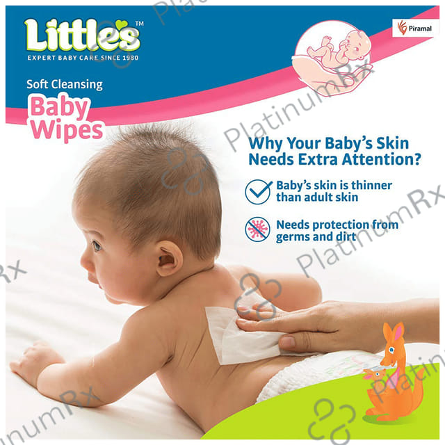 Little's Soft Cleansing Baby Wipes 80 wipes
