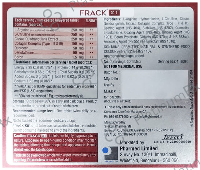Frack XT Tablet 15s