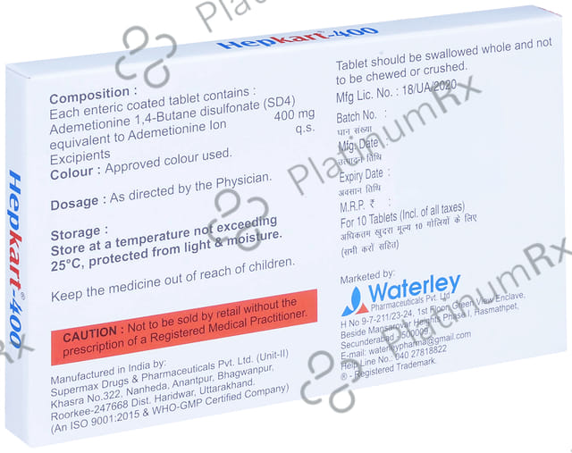 Hepkart 400mg Tablet 10s