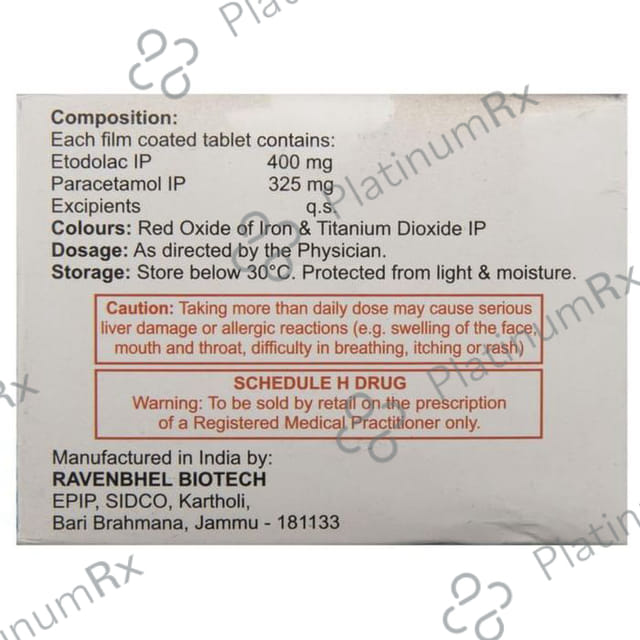 Etosafe P 400/500mg Tablet 10s