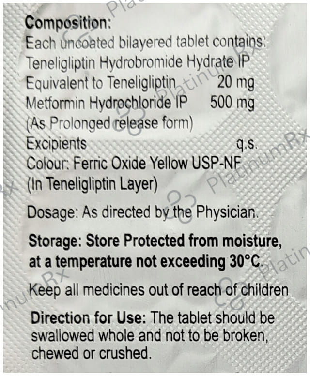 Glipijub M 500/20mg Tablet 15s