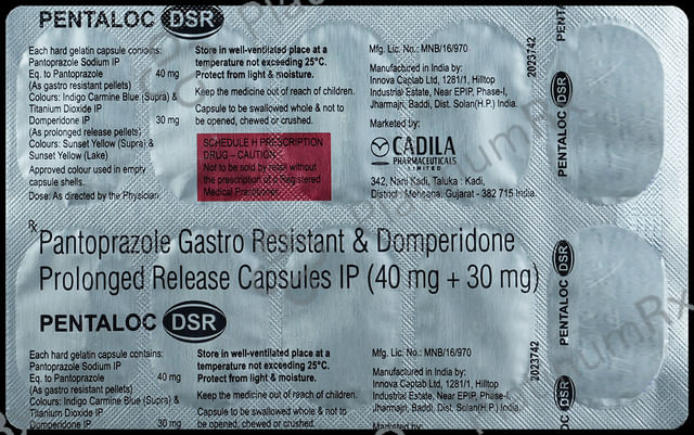 Pentaloc DSR 30mg/40mg Capsule 10s