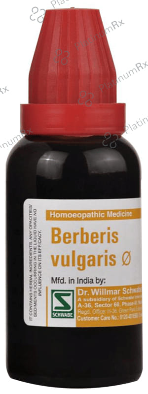 Dr Willmar Schwabe India Berberis Vulgaris Mother Tincture Q