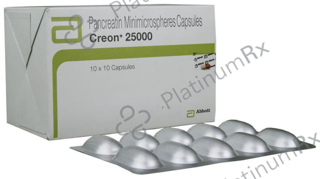 Creon 25000/300mg Capsule 10s