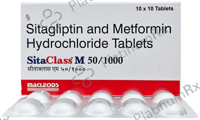 Sitaclass M 50/1000 Tablet
