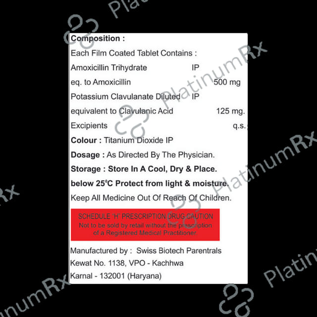 Trubid-CV 625 Tablet