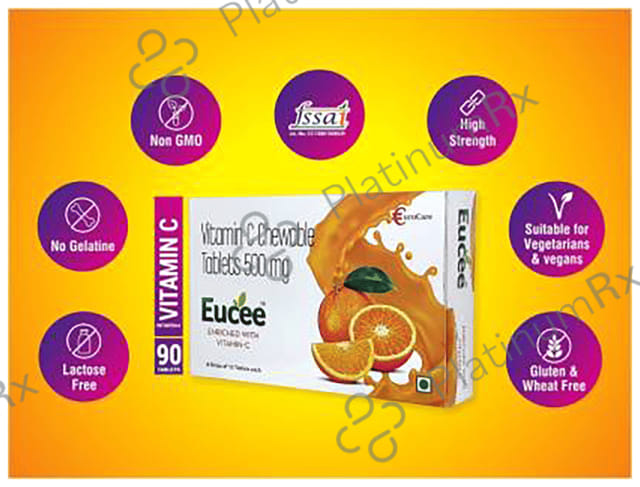 Eucee 500mg Chewable Tablet 15s