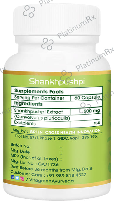 Vitagreen Shankpushpi Capsule