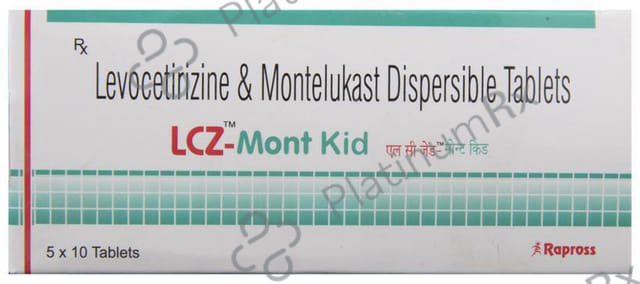 LCZ Mont Kid 2.5/4mg Tablet 10s