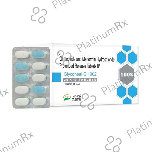 Glycoheal G 1000/2mg Tablet PR 10s