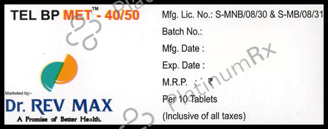 Tel BP Met 40/50 Tablet SR