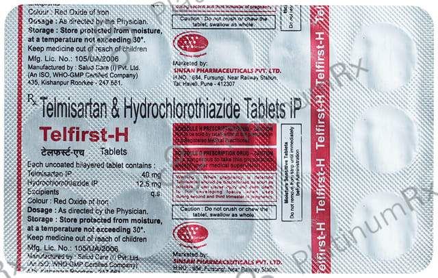 Telfirst H 40/12.5mg Tablet 15s