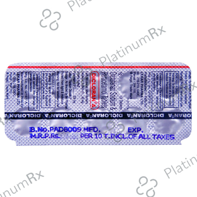 Dicloran A 50 mg/650 mg Tablet