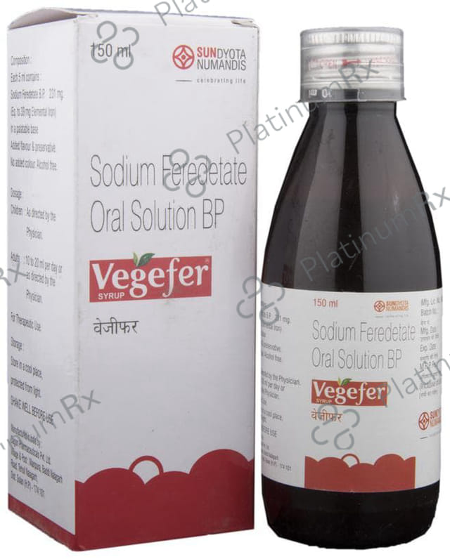 Vegefer 231mg Syrup 150ml