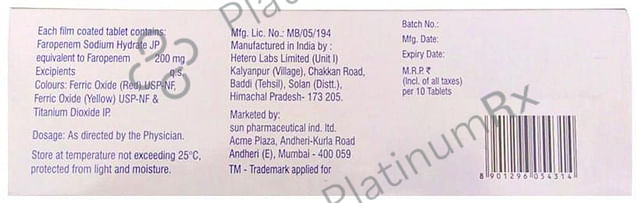 Faronem 200mg Tablet 10s
