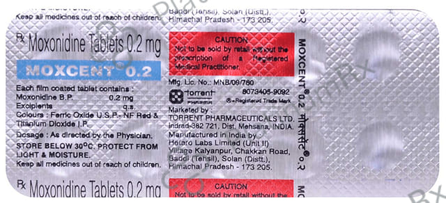 Moxcent 0.2mg Tablet 10s
