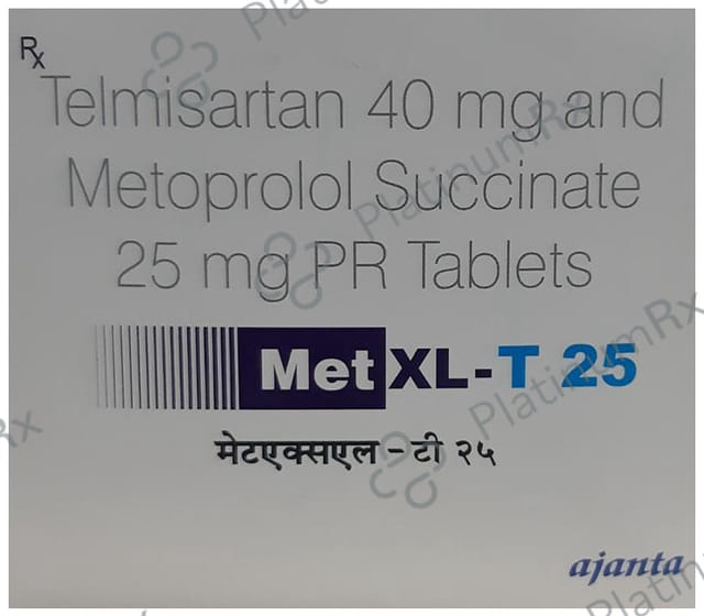 Met XL T 25/40mg Tablet 20s