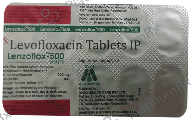 Lenzoflox 500 Tablet