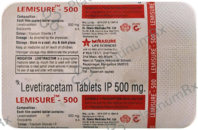 Lemisure 500mg Tablet 10s