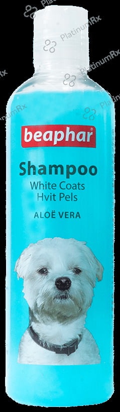 Beaphar Shampoo White Coats Hvit Pels Aloe Vera