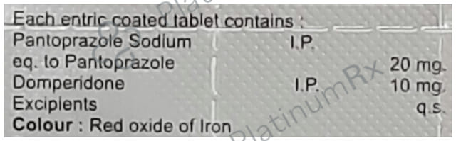 Drupan D 10 mg/20 mg Tablet