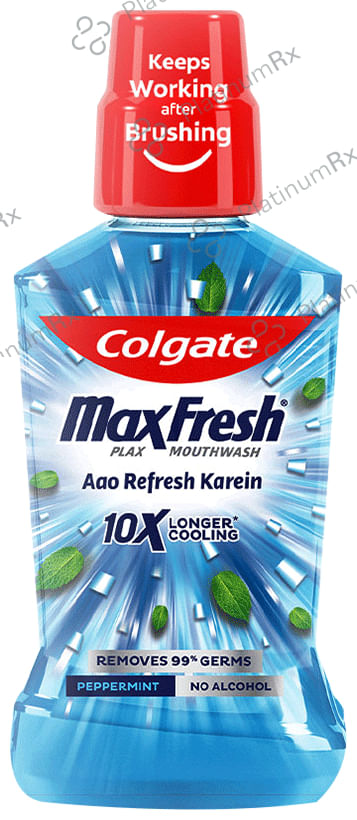 Colgate Peppermint MaxFresh Plax Antibacterial Mouth Wash 250ml