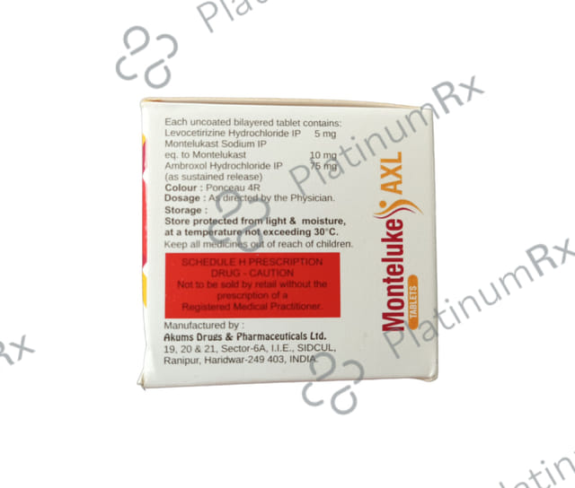 Monteluke AXL 75/5/10mg Tablet 10s
