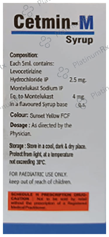 Cetmin-M Syrup 30 Syrup