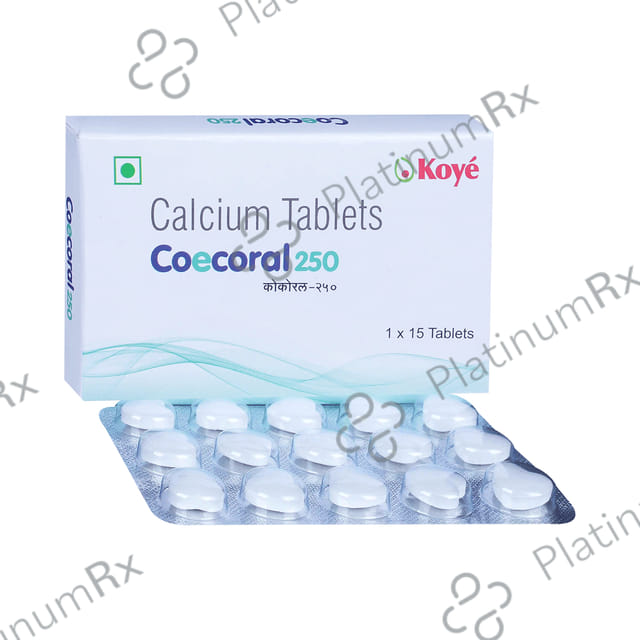 Coecoral 250mg Tablet 15s