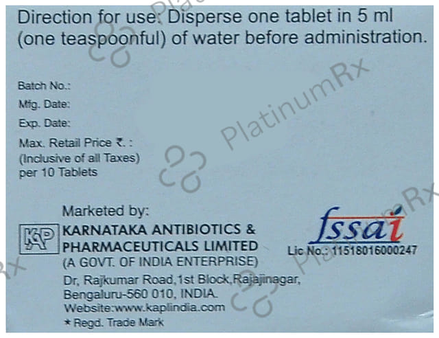 Cyfolac DT Tablet 10s