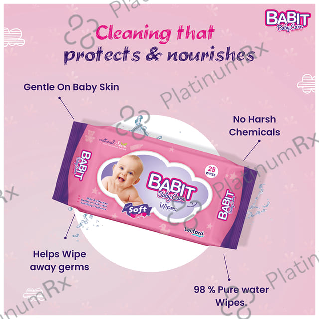 Babit Baby Care Wipes 25 wipes