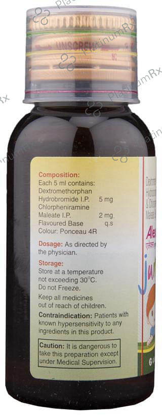 Alex Junior 2/5mg Syrup 60ml