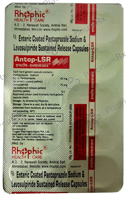Antop LSR 75/40mg Capsule 10s