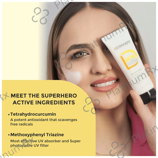 Dermabay Sunscreen SPF 50 Cream 75ml